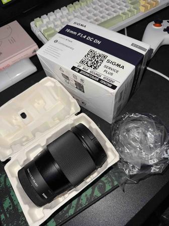 Объектив Sigma AF 16mm f/1.4 DC DN Contemporary Sony E