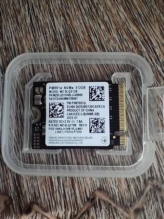 2230 SSD NVME m.2 Samsung 512GB Pm991