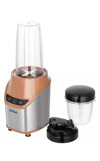 Блендер Kitfort КТ-3521 коричневый, серебристый