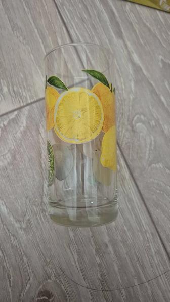 Набор стеклянных стаканов 6шт