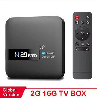 Smart TV Box H20PRO Android 10.0 ОЗУ-2ГБ ROM-16ГБ WIFI 5 и 2,4 ГГц