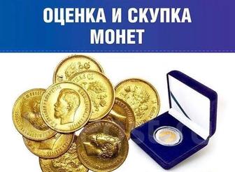 Золотые и серебряные монеты