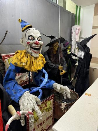 Декорации куклы аниматроники для дома страха