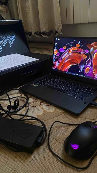 Ноутбук ASUS ROG Zephyrus G14 QHD 120Hz Ryzen 7 RTX 3050 16GB RAM