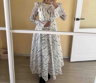 Шикарный белая платье