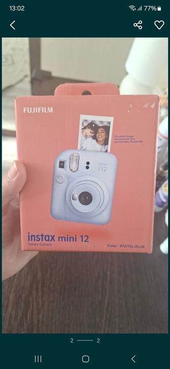 Продам новый фотоаппарат fujifilm instax 12