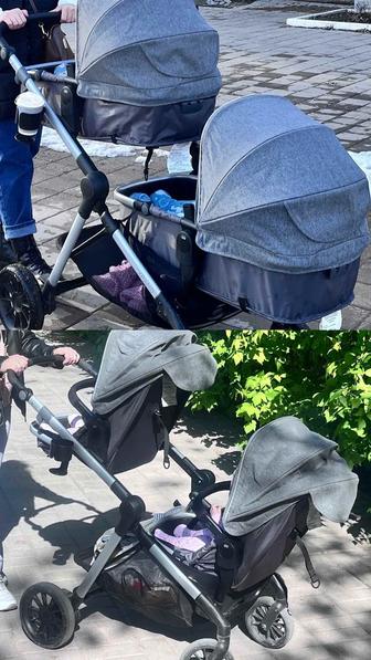 Коляска для двойни