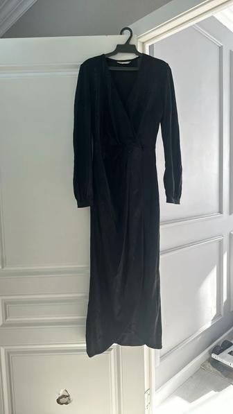 Платье вечернее черный цвет с блестками