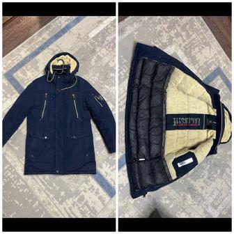 Куртка мужская зимняя б/у в хорошем состоянии