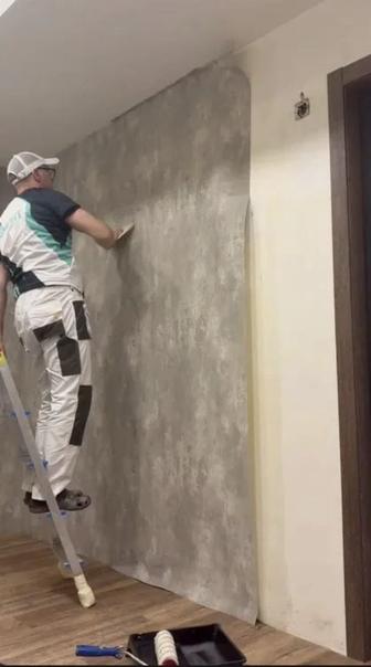 Поклейка обоев