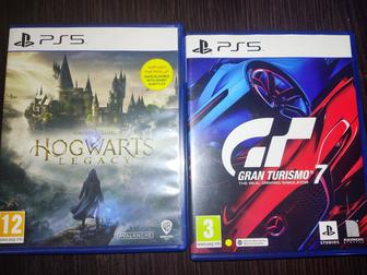 Продам hogwarts legacy , grand turismo 7