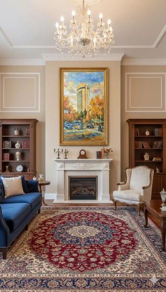 Картина Гостиница Казахстан Масло, холст, 65х40 см