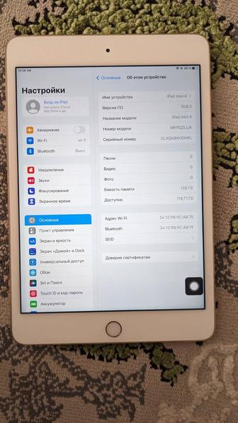 ipad mini 4 wifi gold 128g