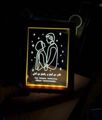 3Д рамка шамдар(светильники)