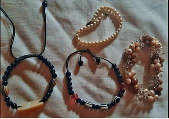 Ожерелье натур.камень.