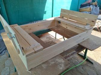 Песочница детская деревянная