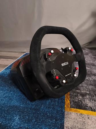 База Thrustmaster TS-XW, руль Sparco P310 , руль Sparco R383, педали T-LCM