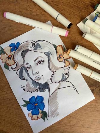 Художник шаржист на мероприятие/Шаржи/8 марта/шаржи