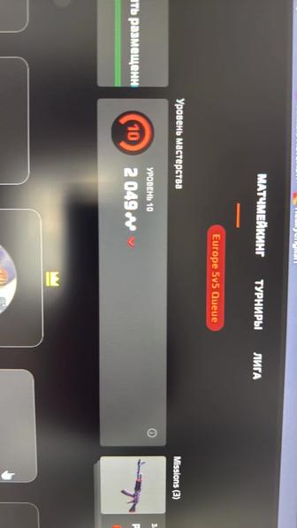 Продажа аккаунта faceit 10 lvl 2049 elo