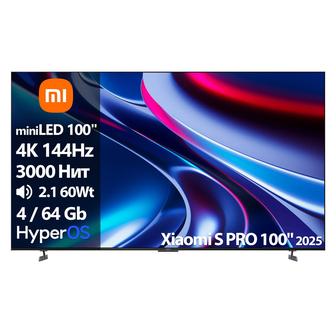 Телевизор Xiaomi S PRO 2025 100 [100(254см) 4K 144Hz]