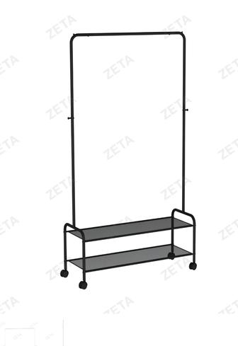 Вешалка гардеробная Валенсия 22М с двумя полками, на колесах
Костанай