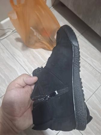 Зимняя мужская обувь, ботинки замша, 40 размер