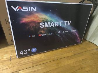 НОВЫЙ Yasin 110 см smart tv телевизор