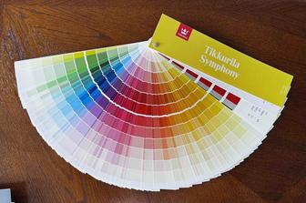 Колеровочный веер tikkurila symphony