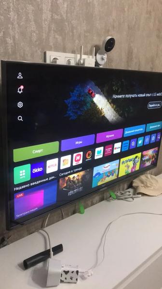 LG WebOS звук AI 43 диагональ