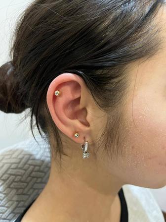 Прокол ушей, хрящи, носа