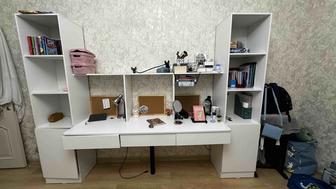Стол письменный для троих учеников