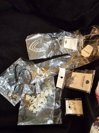 Комплект украшения, серьги, подвески