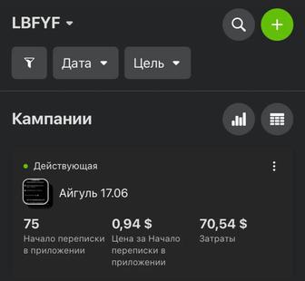 Запуск таргетированной рекламы через фейсбук, инстаграм и тик ток