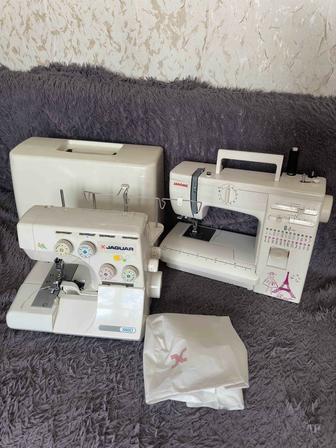 Швейная машина Janome Q-23P и Оверлок Jaguar 880 d