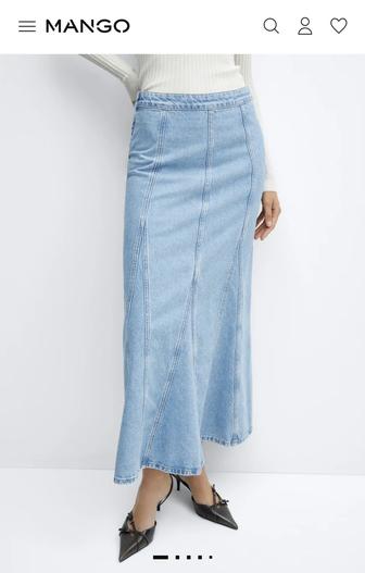 Новая юбка MANGO, оригинал