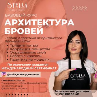 Курс Архитектура бровей (Международный мастер бровист )