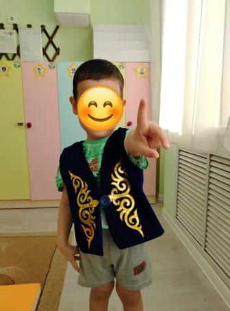 Национальный казахский жилетка на мальчика