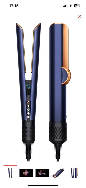 Dyson HT01 Airstrait Prussian Blue Rich Copper утюжок