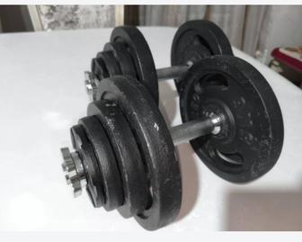 Гантели Torneo 40 кг. Общий вес