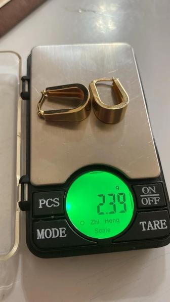 серьги Турция 585 проба