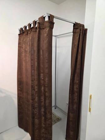 Примерочная кабина для магазина, нержавейка, 220 см