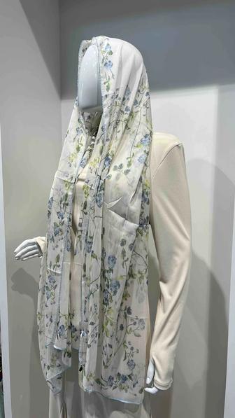 Жатый шифон шарф