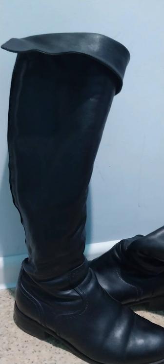 Сапоги кожанные