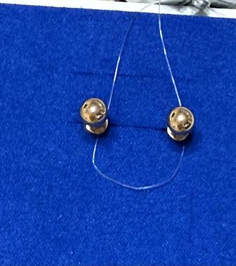 Трендовые золотые серьги шарики капля Гвоздики пусеты золото 585 проба