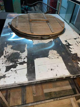 Продам казан 100л и стол с подогревом из нержавейки