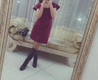 Продам платье бордового цвета