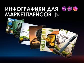 Дизайн карточек и инфографики для маркетплейсов