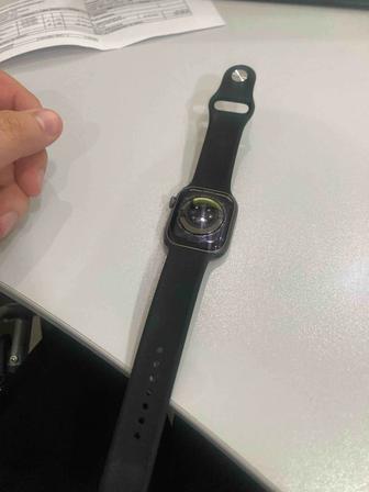 Apple Watch девятая серия черный цвет хорошем состоянии копия люкс