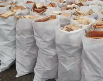 Дрова в мешках