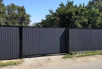 Установка забора